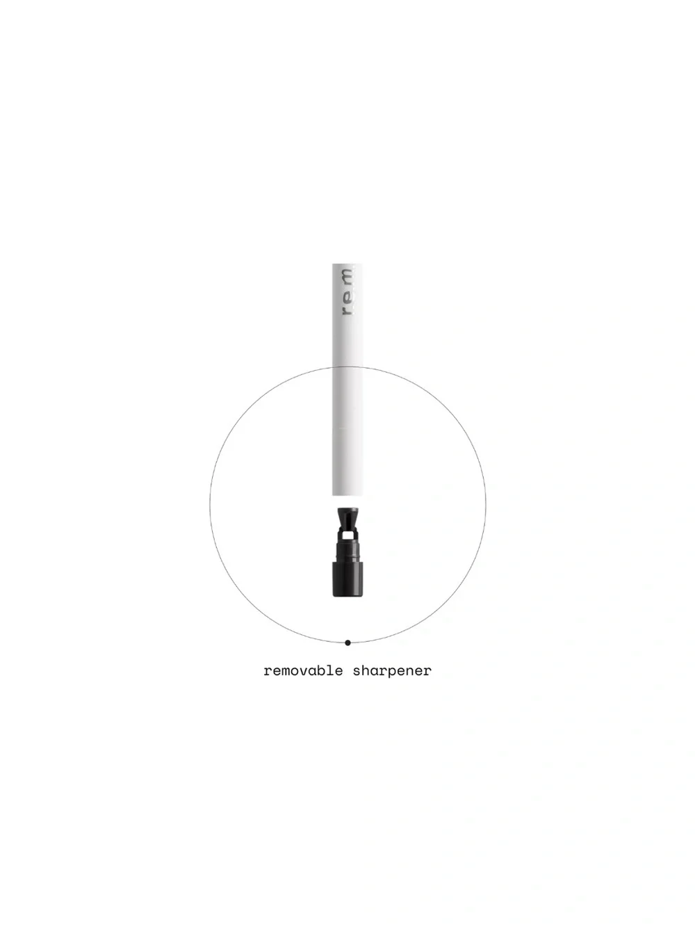 r.e.m. beauty Long-Wearing Eye Pencil in Bardot (Jet Black)
